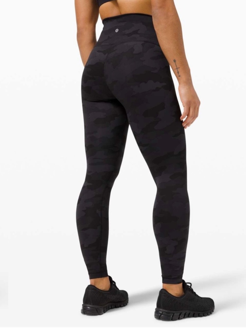 Lululemon Wunder Train High-Rise Tight 28" Heritage 365 Camo Deep Coal Multi